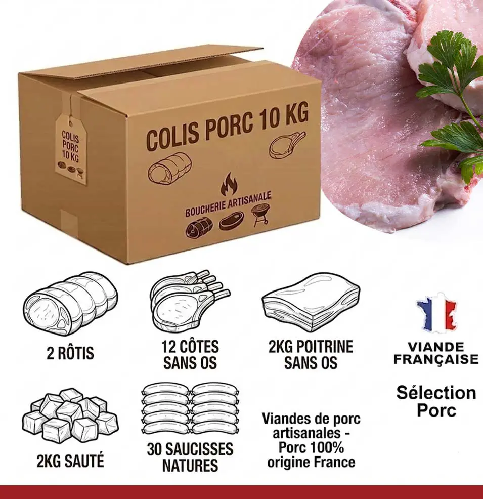 COLIS PORC 10KG