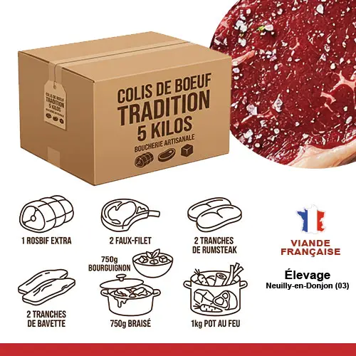 COLIS BOEUF TRADITION 5KG
