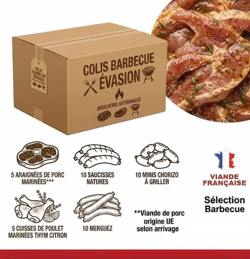 [COL-CLBE] COLIS BARBECUE ÉVASION