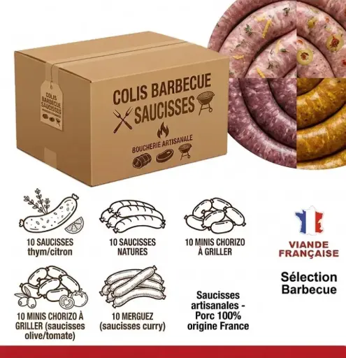 [CHR-CLBS] COLIS BARBECUE SAUCISSES
